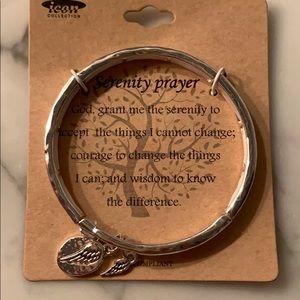 Serenity prayer silver plated bracelet. New!